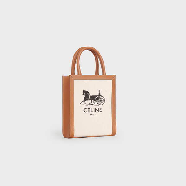 【セリーヌ】スーパーコピーミニ バーティカル セリーヌ カバ / サルキープリント 193302DCI.02NT